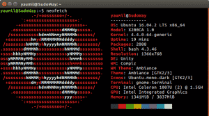 Install Neofetch di Ubuntu