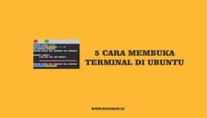 5 Cara Membuka Terminal Pada Ubuntu