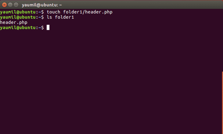 Membuat File di Dalam Folder Menggunakan Terminal