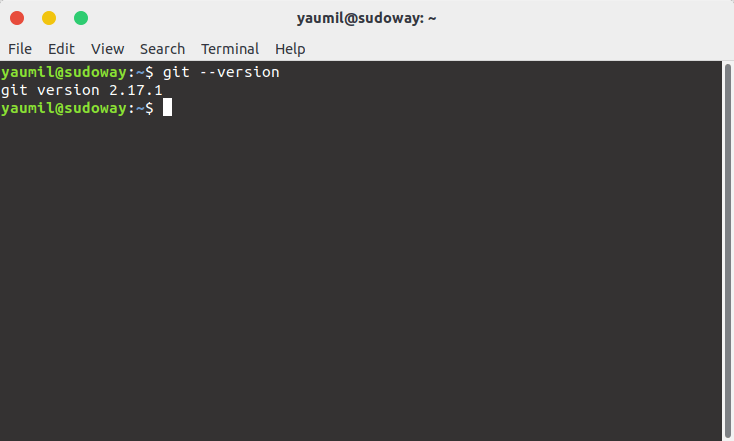 Cara Melihat Versi Git di Ubuntu