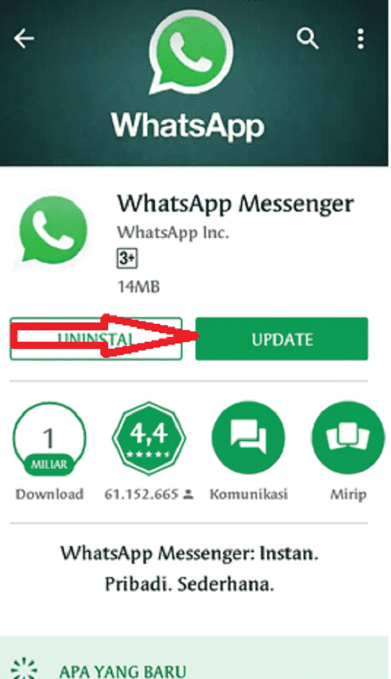 Cara Update Whatsapp Versi Terbaru Agar Bisa Main Stiker ...