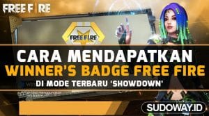 cara mendapatkan winners badge free fire
